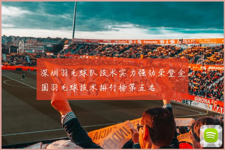 深圳羽毛球队技术实力强劲荣登全国羽毛球技术排行榜第五名